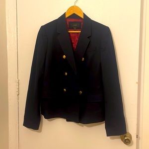 COPY - J. Crew navy blue wool blazer